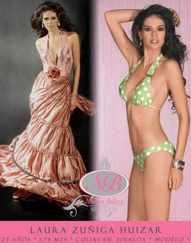 Laura Zuniga Bikini Evening Gown Model Photoshoot Nuestra Belleza Mexico Did I Mention HOT?