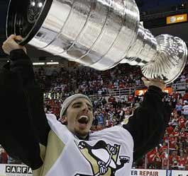 Pittsburgh Penguins Win 2009 NHL Stanley Cup Champions Game 7 in Detroit Redwings House