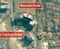 Jakarta Bombing JW Marriott and Ritz Carlton Hotels rocked by Blasts in Luxury area of Indonesian Capital Killing 9 injuring 50